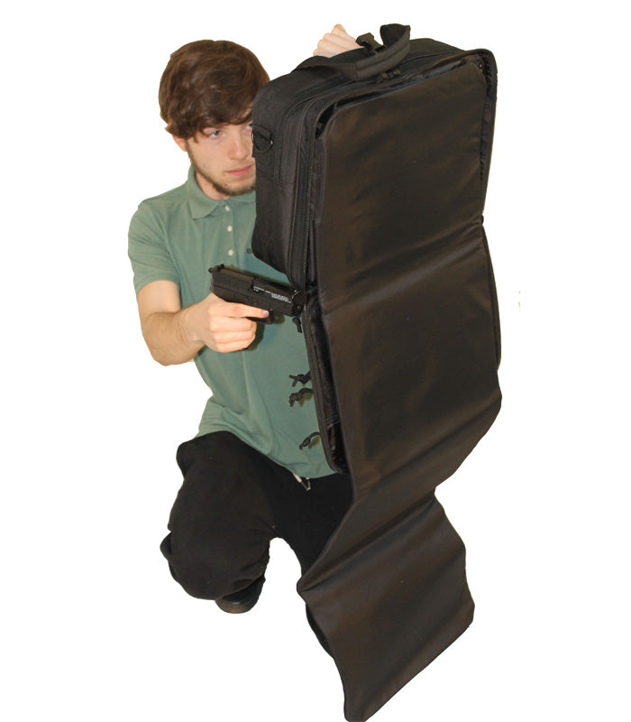 Lightweight Dropdown Body Shield, NIJ IIIA Bulletproof Full Length Shield Briefcase